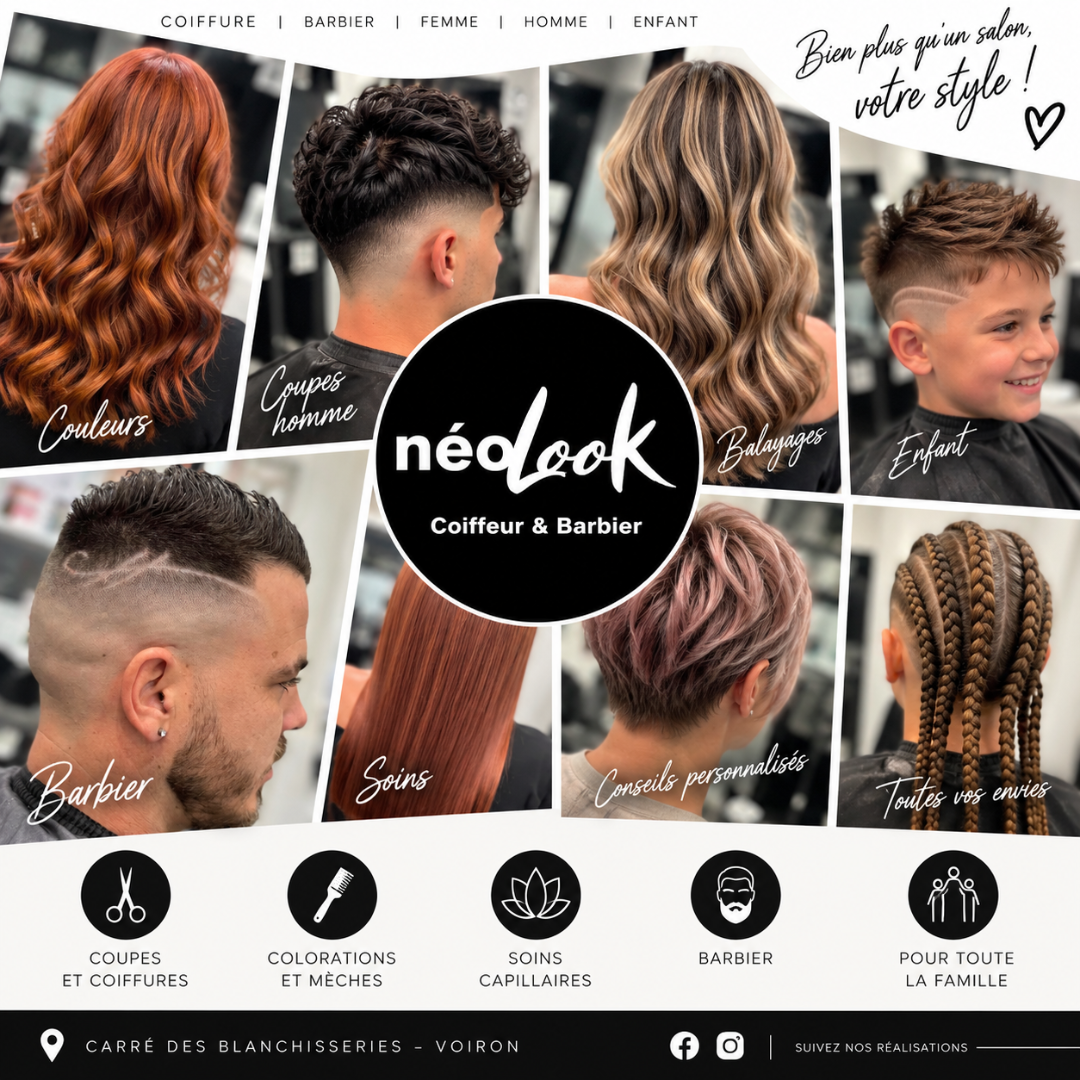 NEOLOOK : votre salon de coiffure et barbier au Carré des Blanchisseries